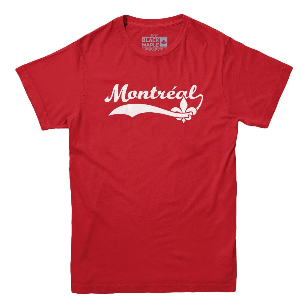 Montreal Retro Baseball Logo T-shirt sold by Black Maple Trading product image thumbnail 3
