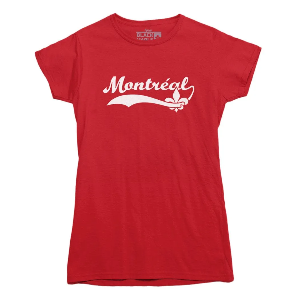 Montreal Retro Baseball Logo T-shirt sold by Black Maple Trading product image thumbnail 4