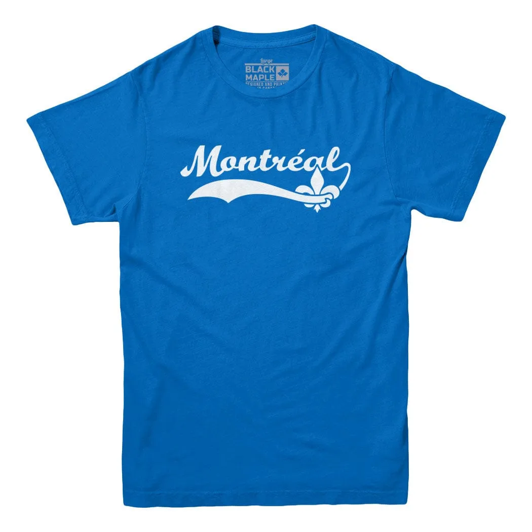 Montreal Retro Baseball Logo T-shirt sold by Black Maple Trading