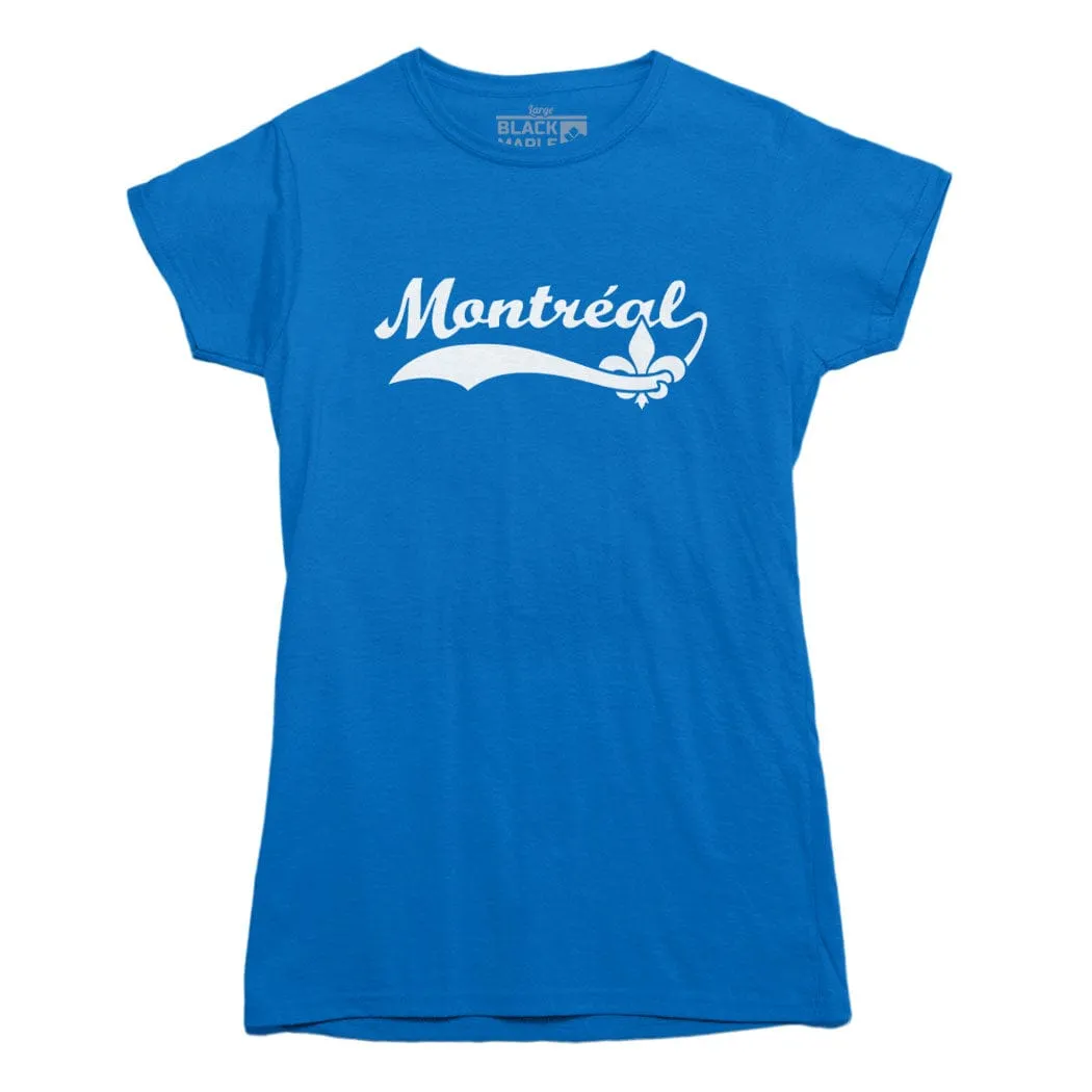 Montreal Retro Baseball Logo T-shirt sold by Black Maple Trading product image thumbnail 2