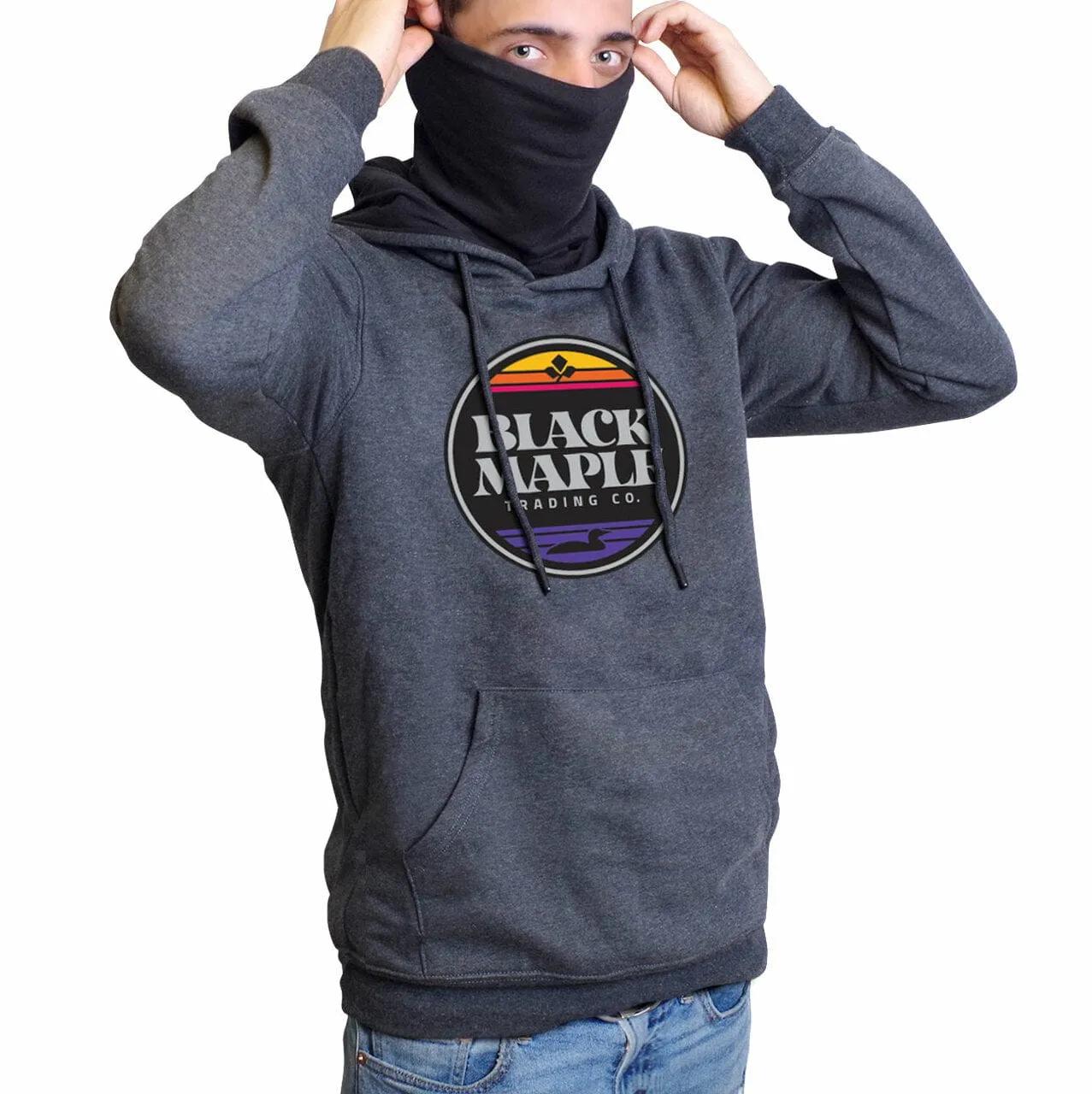 Circle Sunset BMT Logo SOE Hoodie sold by Black Maple Trading