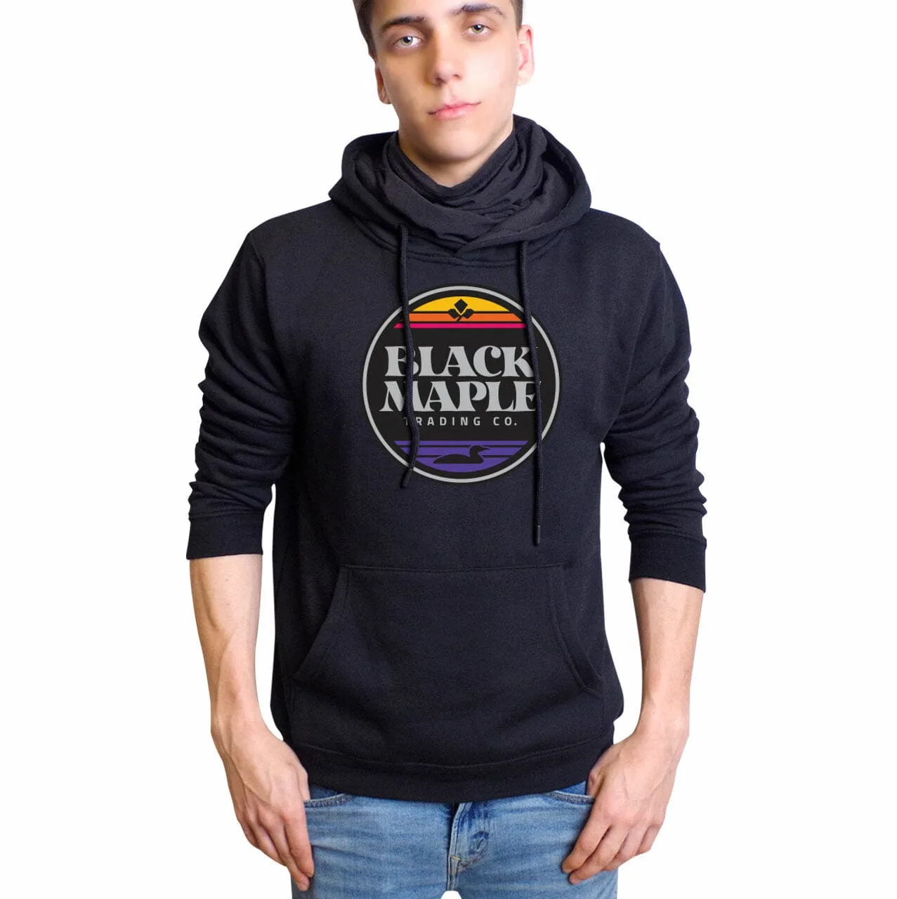 Circle Sunset BMT Logo SOE Hoodie sold by Black Maple Trading product image thumbnail 2