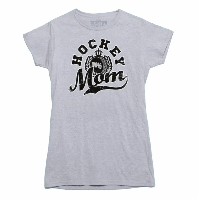 Hockey Mom Womens T-shirt sold by Black Maple Trading