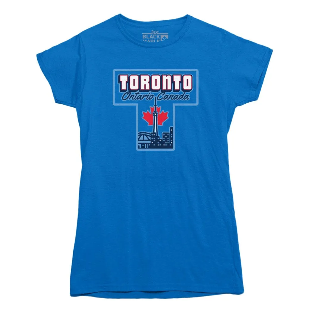Toronto Ontario T T-shirt sold by Black Maple Trading product image thumbnail 2