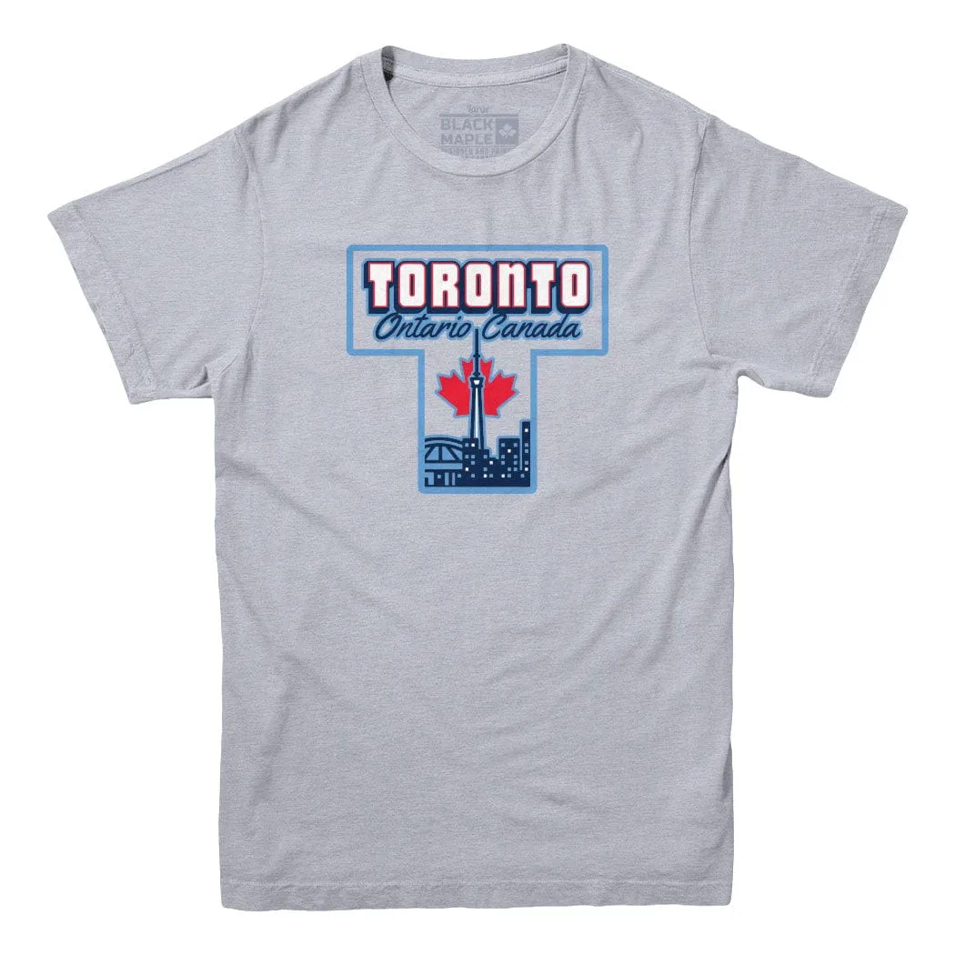 Toronto Ontario T T-shirt sold by Black Maple Trading product image thumbnail 3