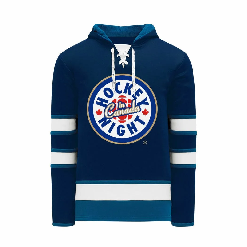 Hockey Night In Canada Winnipeg Laced Hoodie sold by Black Maple Trading