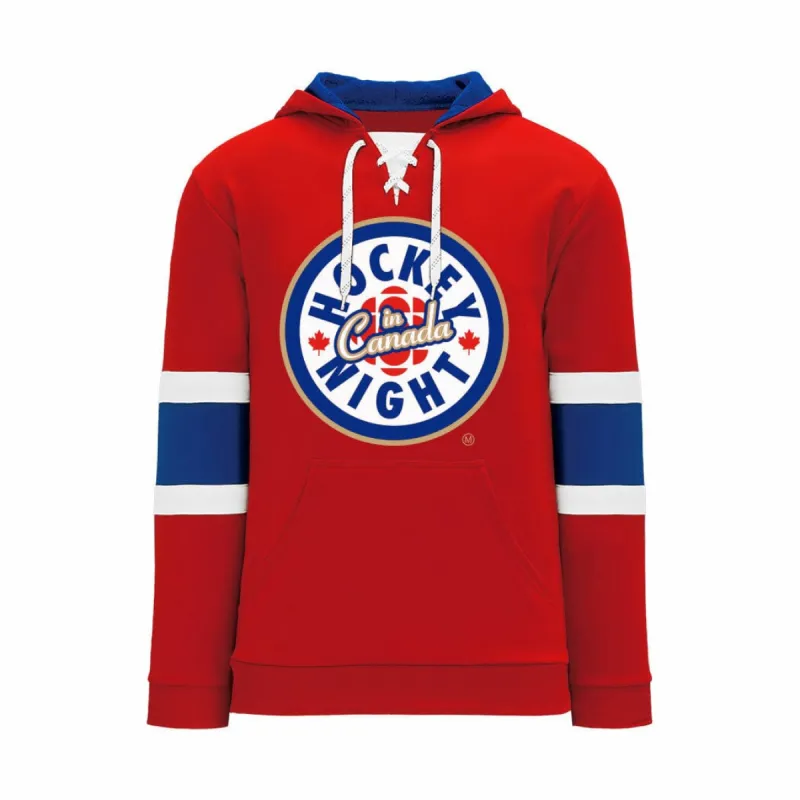 Hockey Night In Canada Montreal Laced Hoodie sold by Black Maple Trading