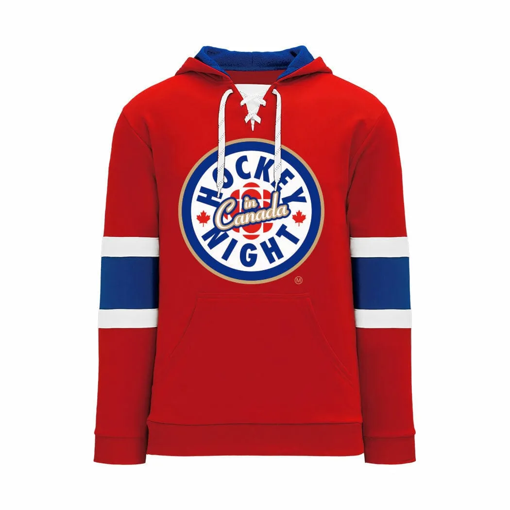 Hockey Night In Canada Montreal Laced Hoodie sold by Black Maple Trading