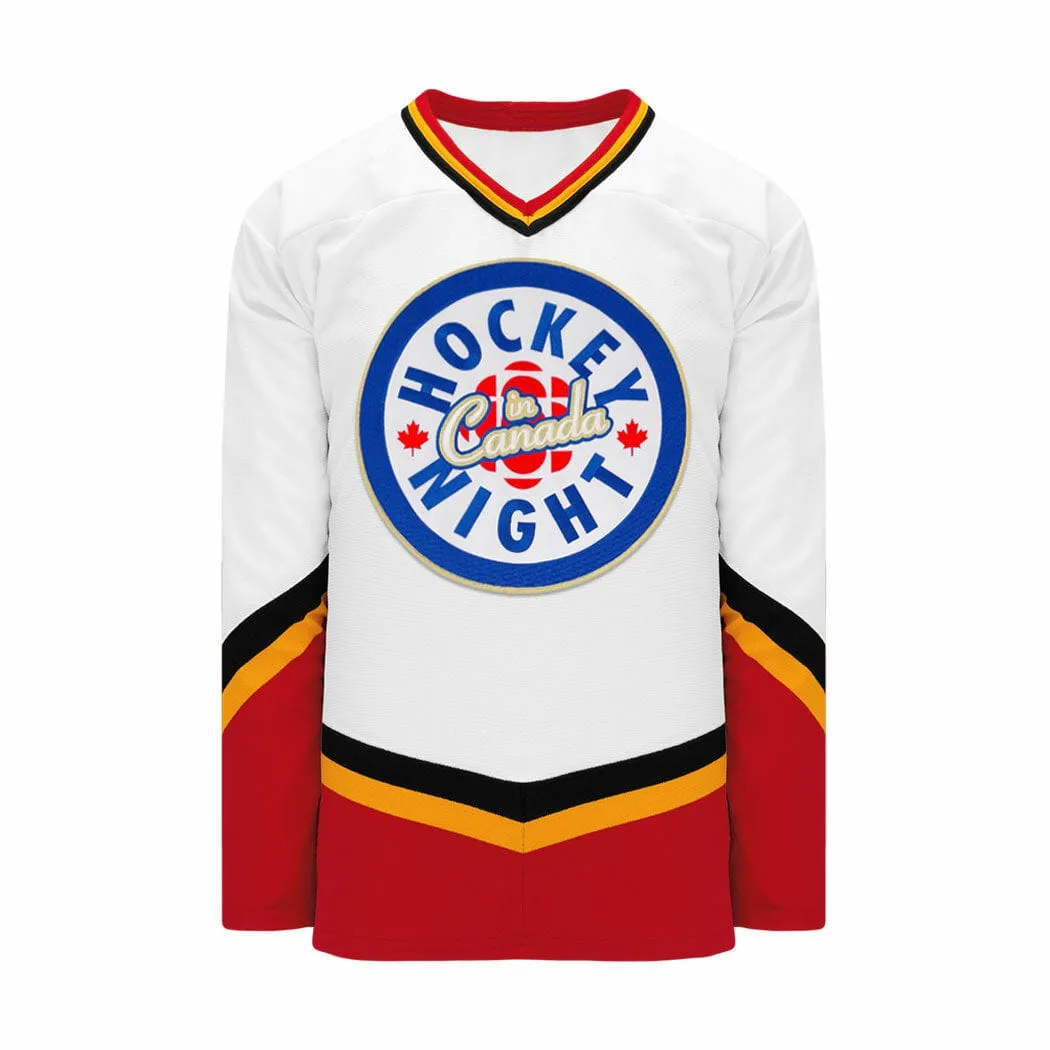 Hockey Night In Canada Calgary Hockey Jersey sold by Black Maple Trading