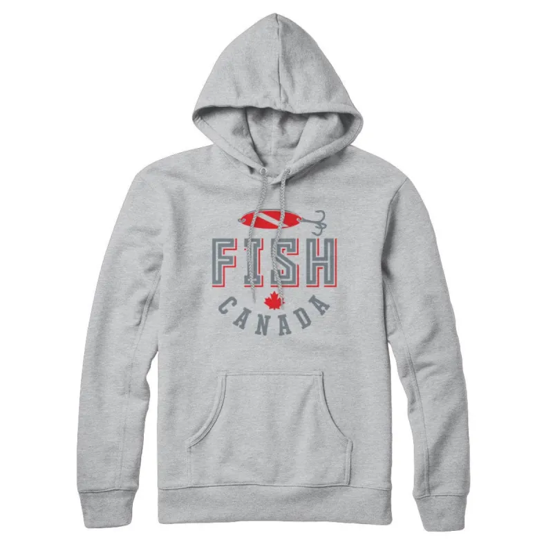 Fish Canada Sweatshirt Hoodie sold by Black Maple Trading