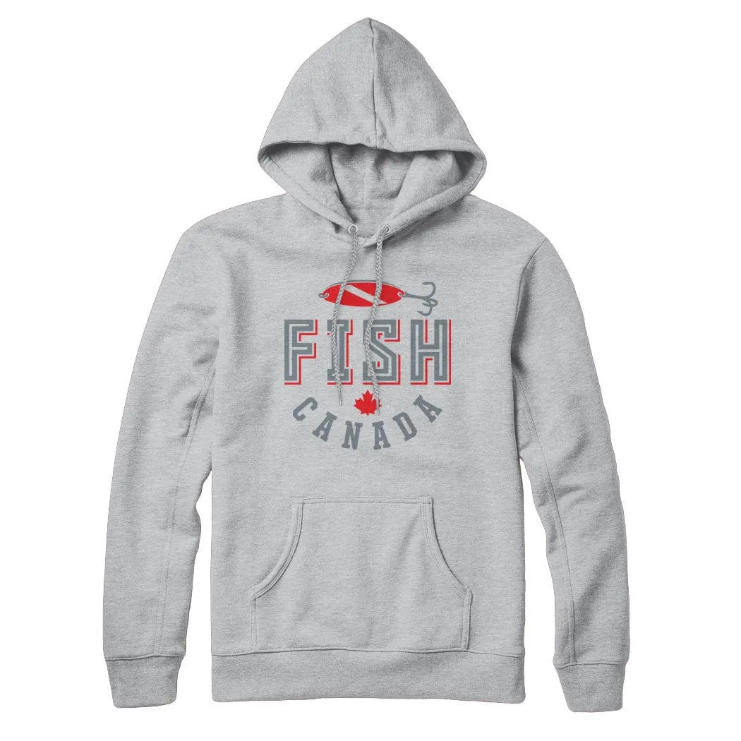 Fish Canada Sweatshirt Hoodie sold by Black Maple Trading