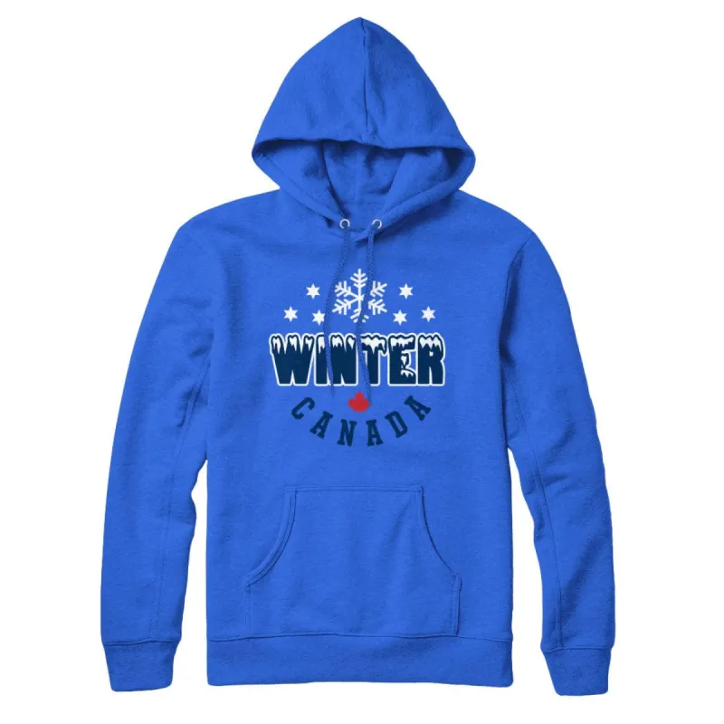Winter Canada Sweatshirt Hoodie sold by Black Maple Trading