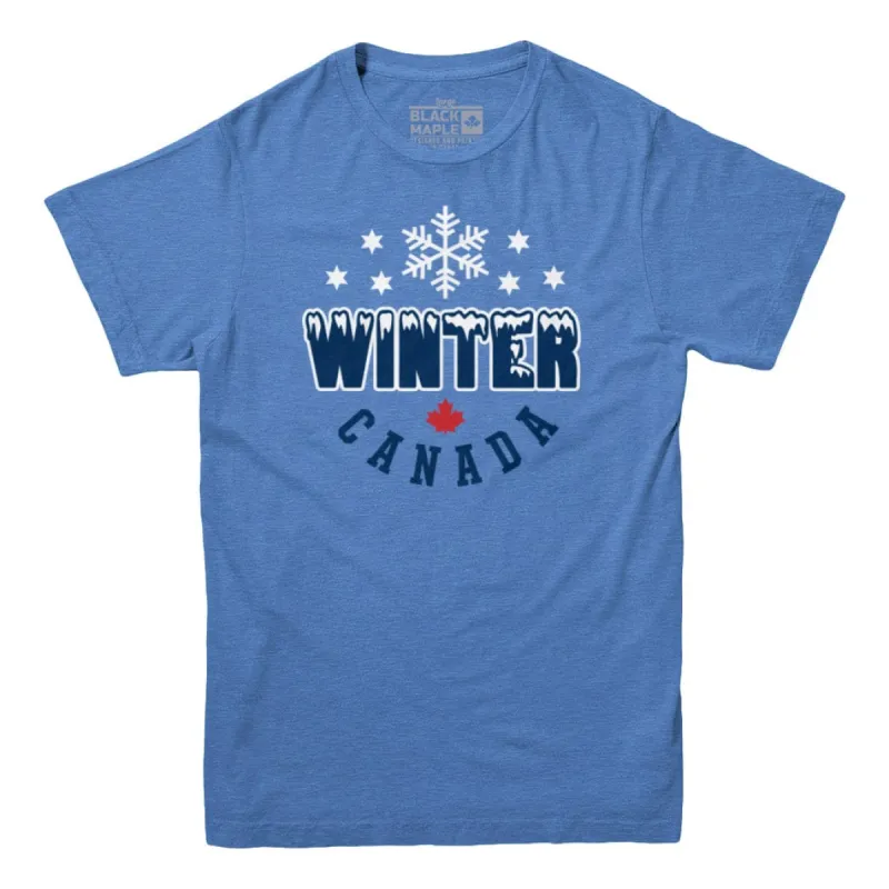 Winter Canada T-shirt sold by Black Maple Trading