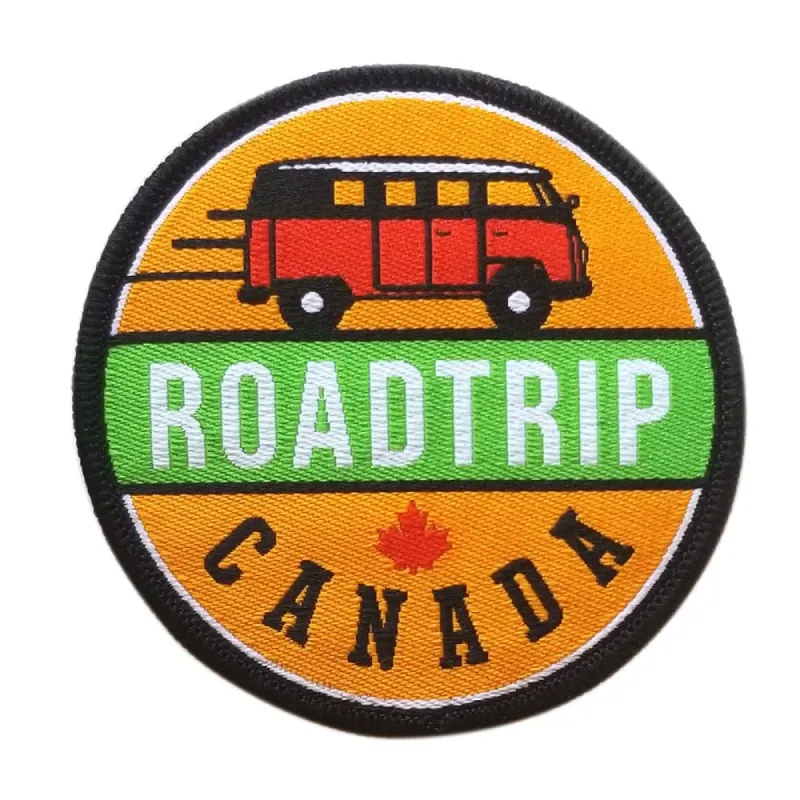 Roadtrip Canada Iron On Patch sold by Black Maple Trading