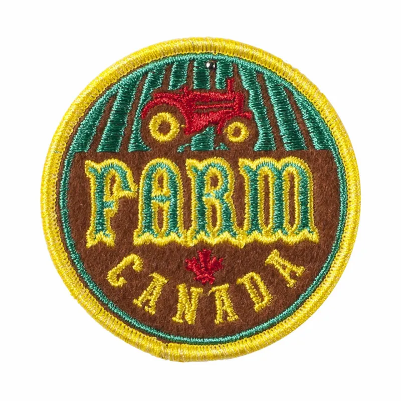 Farm Canada Iron On Patch sold by Black Maple Trading