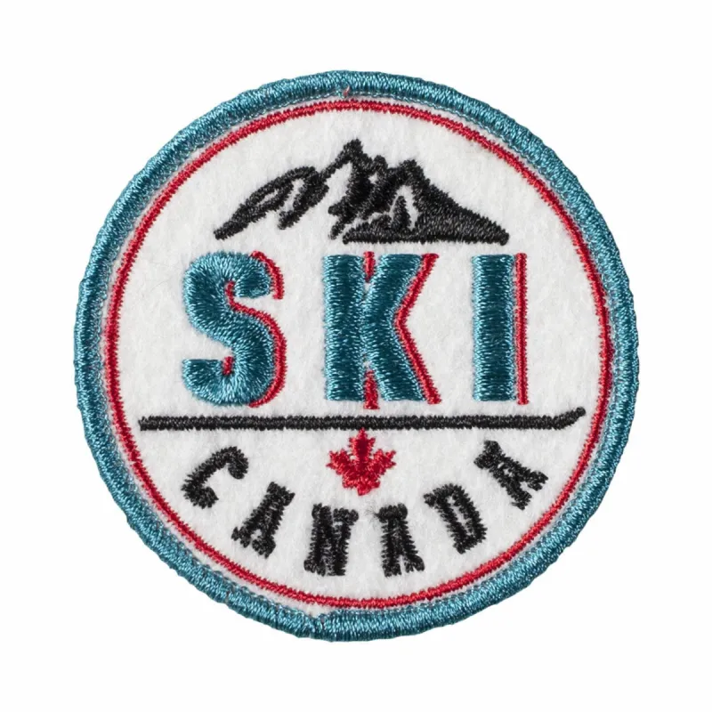 Ski Canada Iron On Patch sold by Black Maple Trading