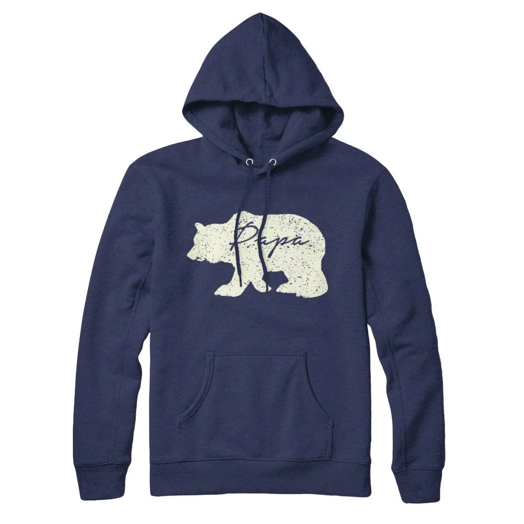 Papa Bear Sweatshirt Hoodie sold by Black Maple Trading