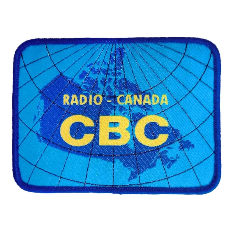 CBC Map Overlay Logo 1958-1966 Iron on Patch sold by Black Maple Trading