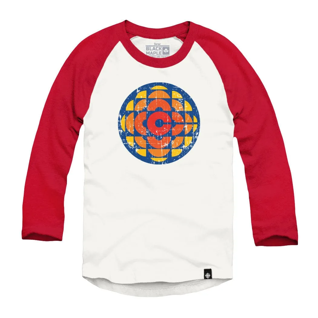 CBC Retro 1974-1986 Gem Logo Raglan sold by Black Maple Trading product image thumbnail 2