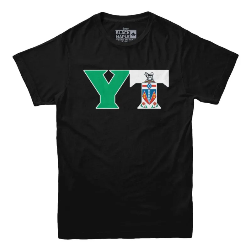 Yukon Territory YT Province Proud T-Shirt sold by Black Maple Trading