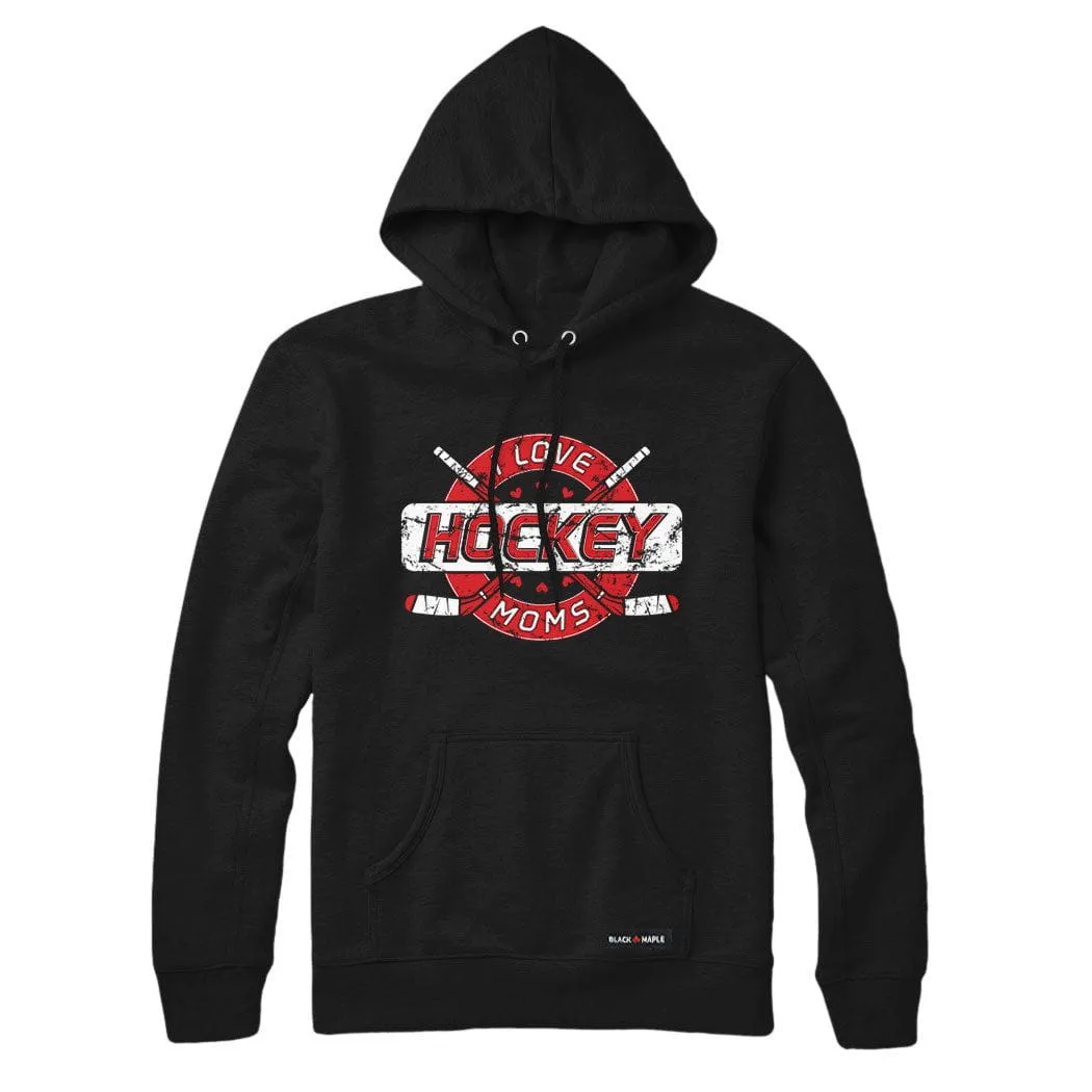 I Love Hockey Moms Sweatshirt or Hoodie sold by Black Maple Trading product image thumbnail 2