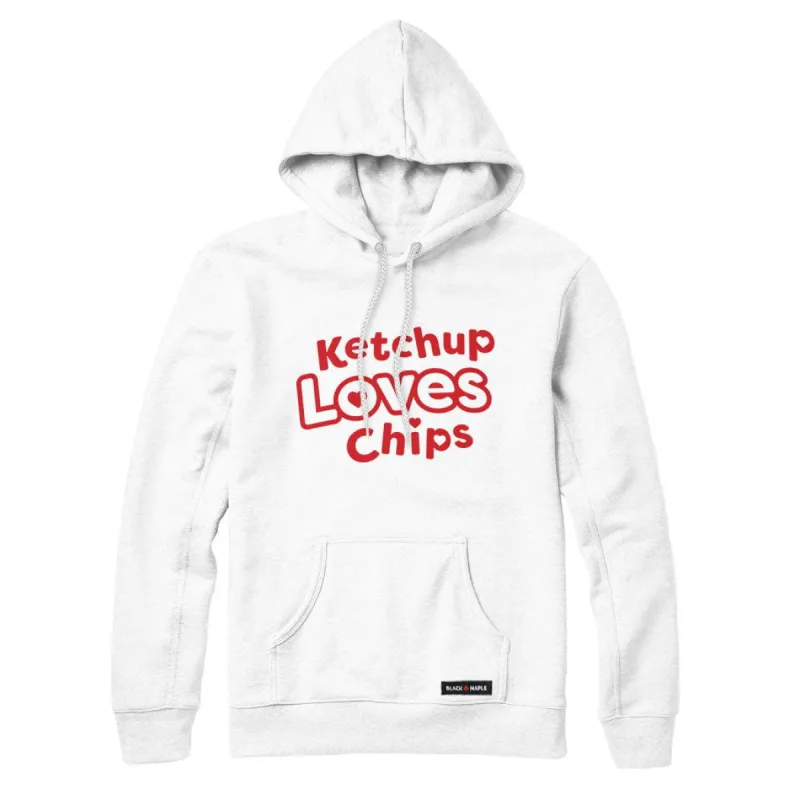 Ketchup Loves Chips Sweatshirt or Hoodie sold by Black Maple Trading
