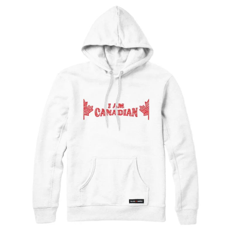 I am Canadian Sweatshirt or Hoodie sold by Black Maple Trading