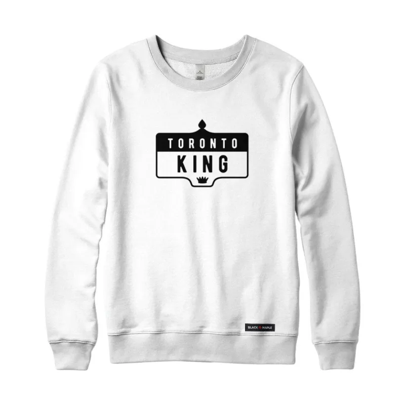 Toronto King Sweatshirt or Hoodie sold by Black Maple Trading