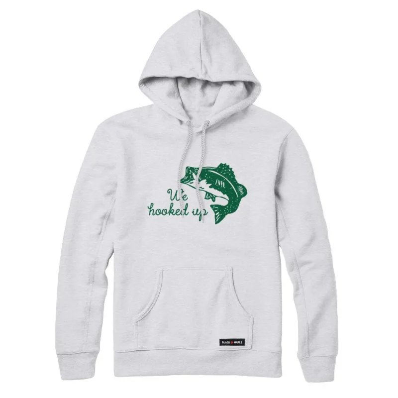 We Hooked Up Fishing Sweatshirt or Hoodie sold by Black Maple Trading