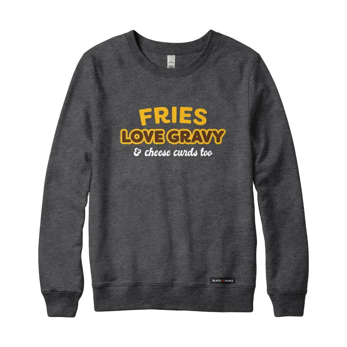 Fries Love Gravy Sweatshirt or Hoodie sold by Black Maple Trading product image thumbnail 4