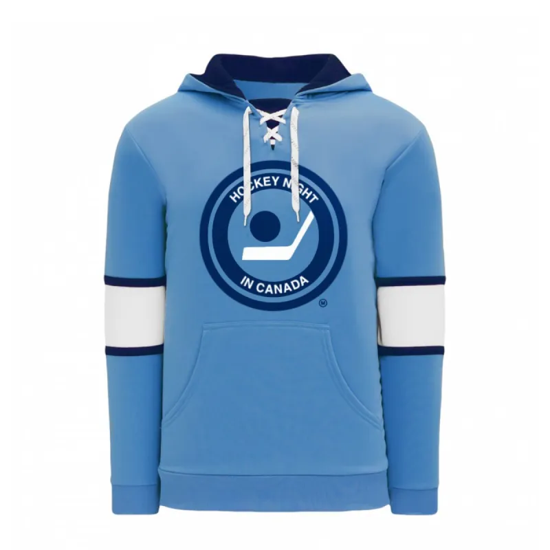 Retro Hockey Night in Canada Lace Hoodie sold by Black Maple Trading