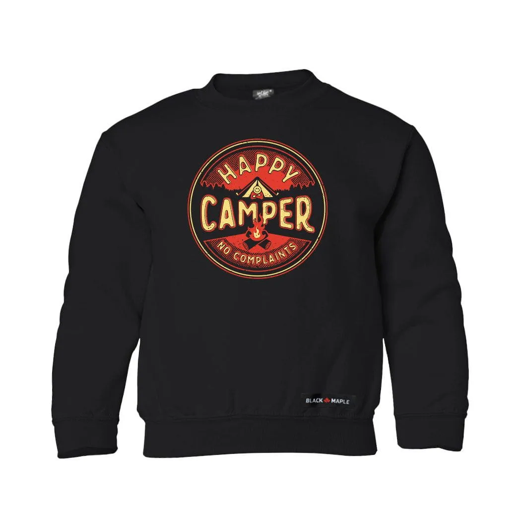 Happy Camper No Complaints Youth Sweatshirt or Hoodie sold by Black Maple Trading product image thumbnail 4