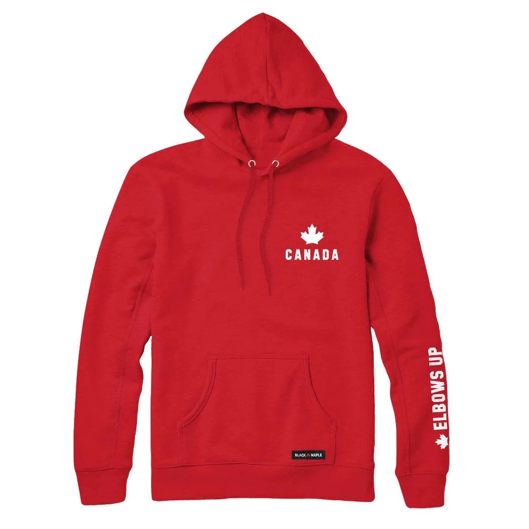 Elbows Up Canada Sweatshirt or Hoodie sold by Black Maple Trading product image thumbnail 3