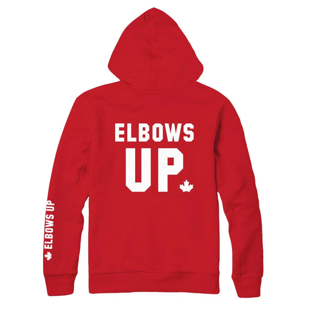 Elbows Up Canada Sweatshirt or Hoodie sold by Black Maple Trading product image thumbnail 4