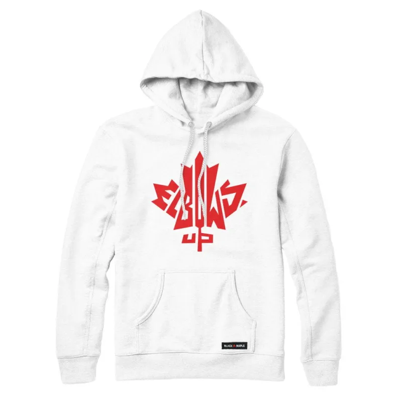 Elbows Up Leaf Sweatshirt or Hoodie sold by Black Maple Trading