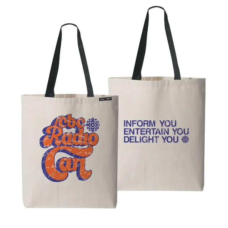 CBC Radio Can Tote Bag sold by Black Maple Trading