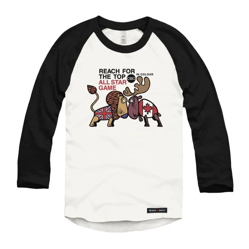 Reach for the Top Raglan Baseball Shirt sold by Black Maple Trading