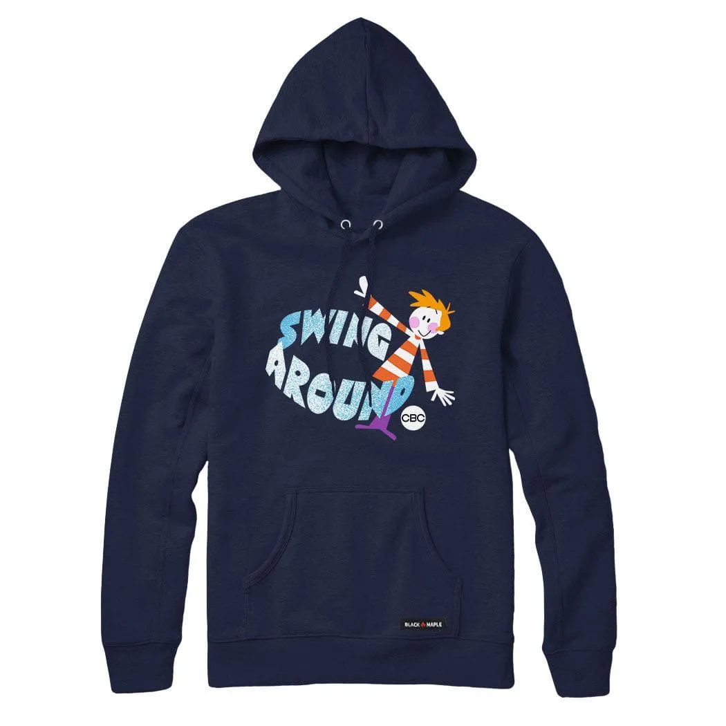 Swing Around Sweatshirt or Hoodie sold by Black Maple Trading
