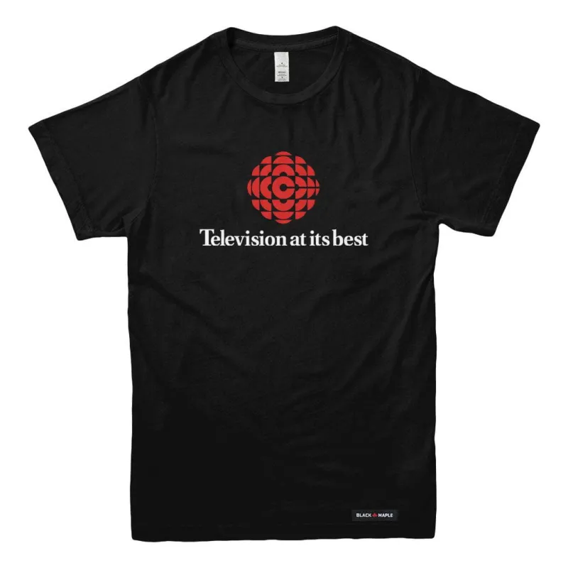 CBC Television at its Best T-shirt sold by Black Maple Trading
