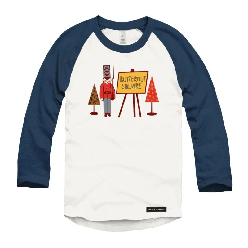 Butternut Square Raglan Baseball Shirt sold by Black Maple Trading