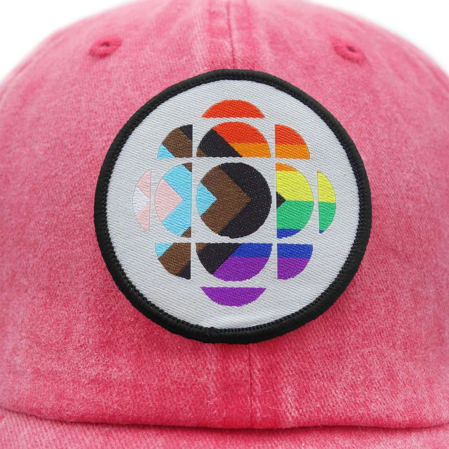 CBC Progress Pride Pigment Dyed Dad Cap sold by Black Maple Trading product image thumbnail 2