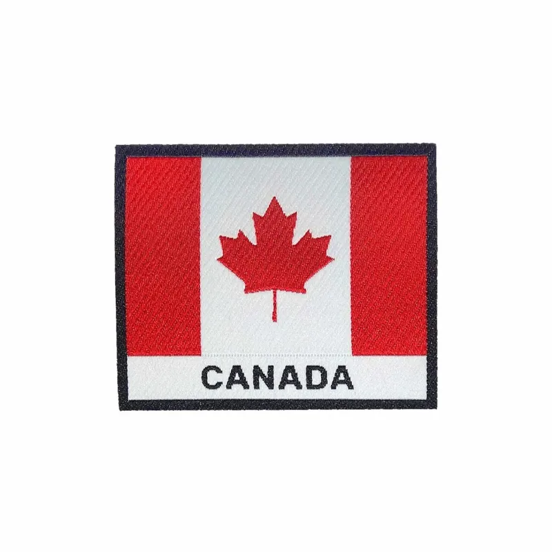 Canada Flag Iron On Patch sold by Black Maple Trading