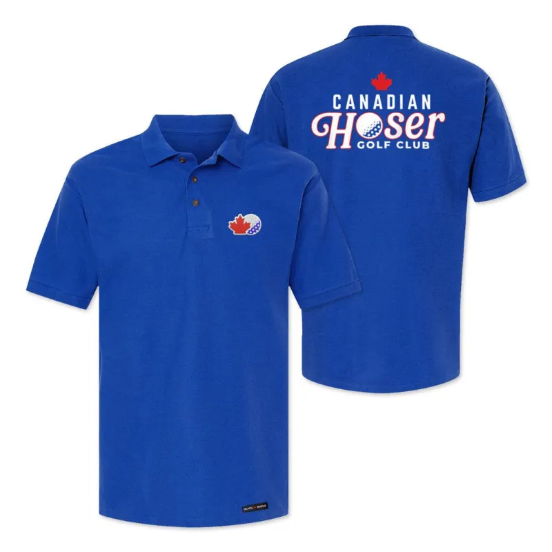Canadian Hoser Golf Club Polo Shirt sold by Black Maple Trading