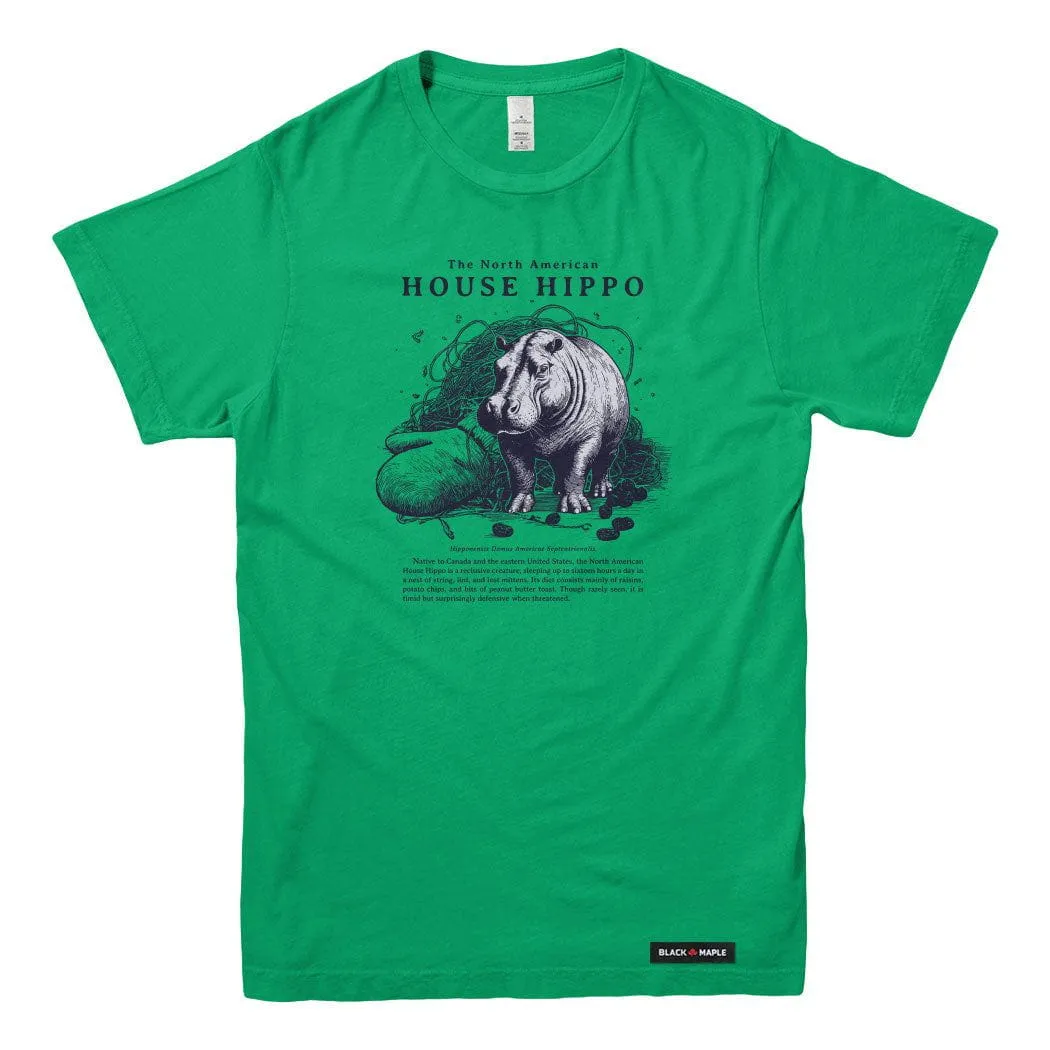 North American House Hippo T-shirt sold by Black Maple Trading product image thumbnail 2