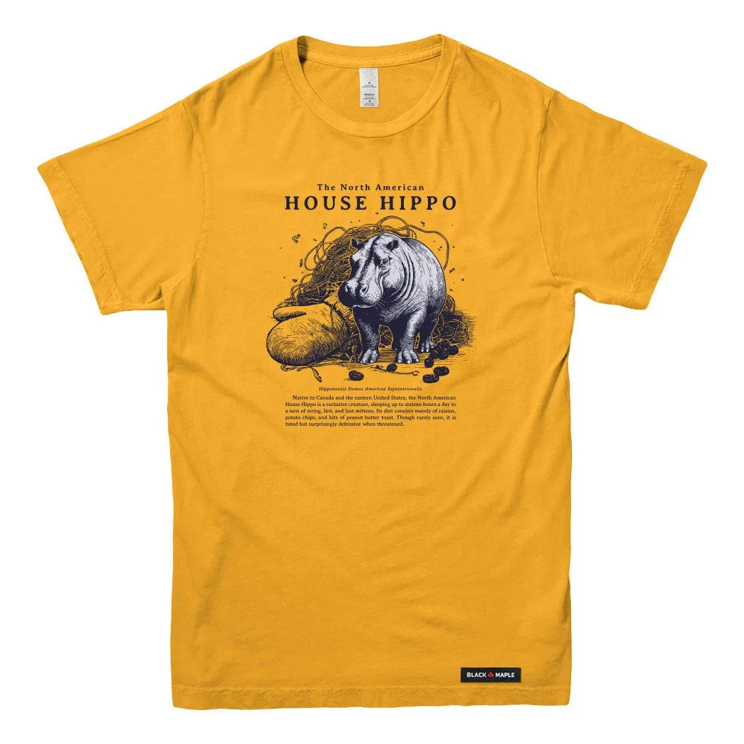 North American House Hippo T-shirt sold by Black Maple Trading