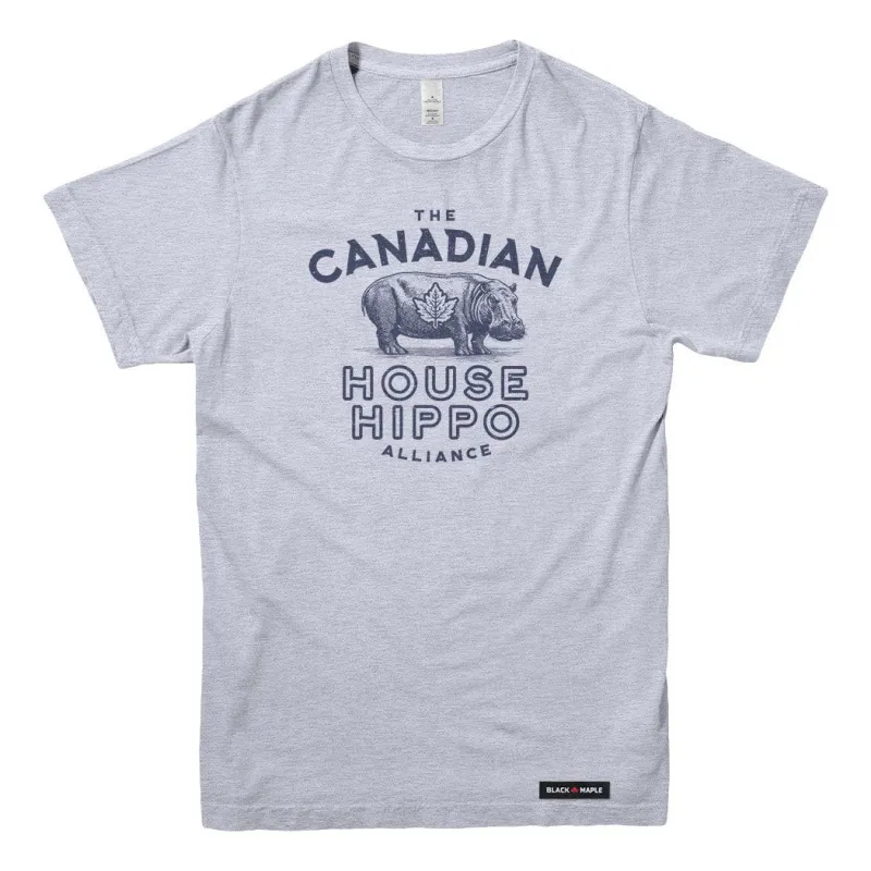 Canadian House Hippo Alliance T-shirt sold by Black Maple Trading
