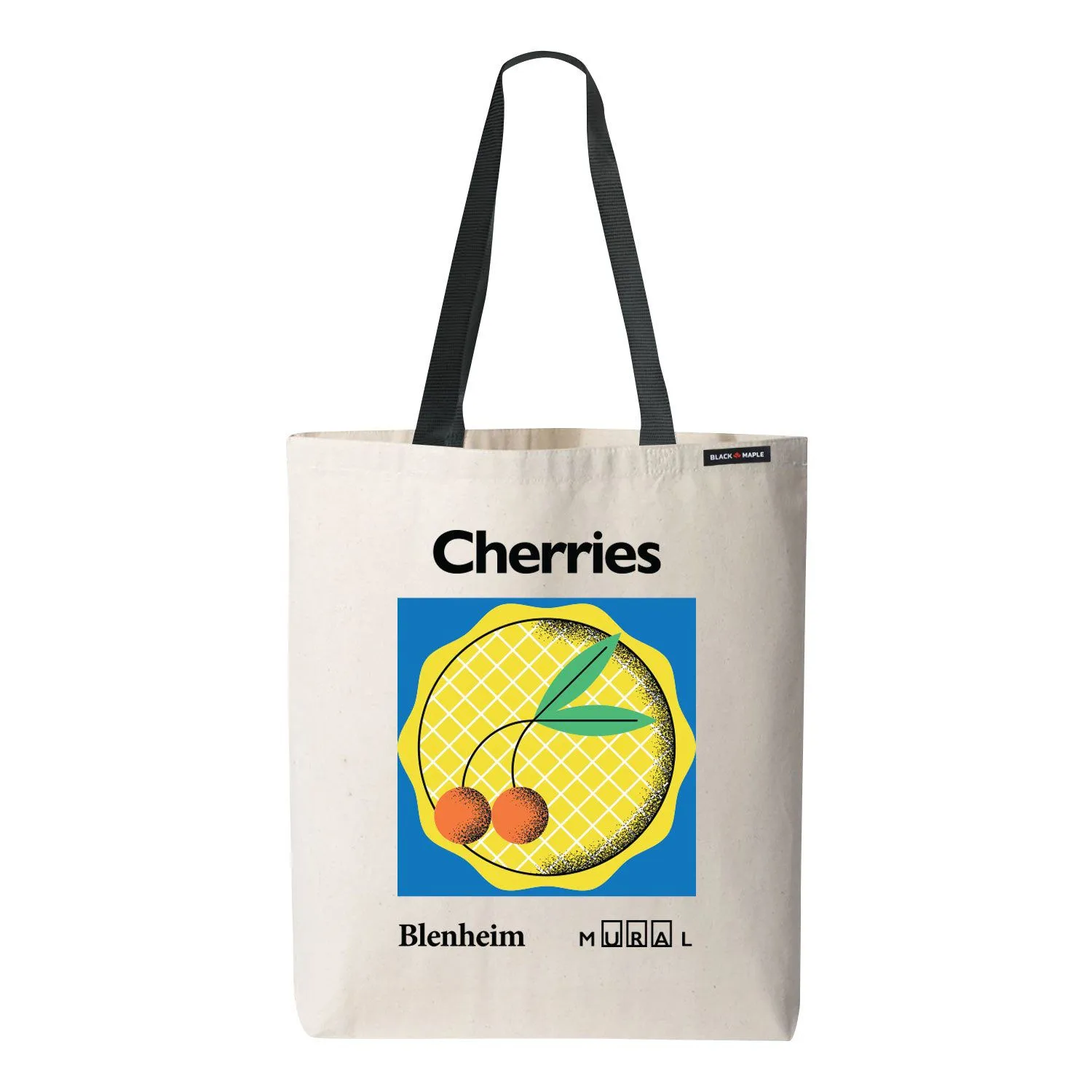 Cherries Blenheim Tote Bag sold by Black Maple Trading