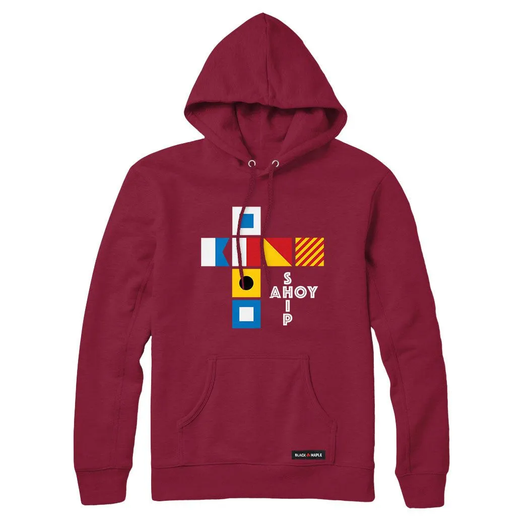 Ship Ahoy Signal Flags Sweatshirt or Hoodie sold by Black Maple Trading product image thumbnail 3