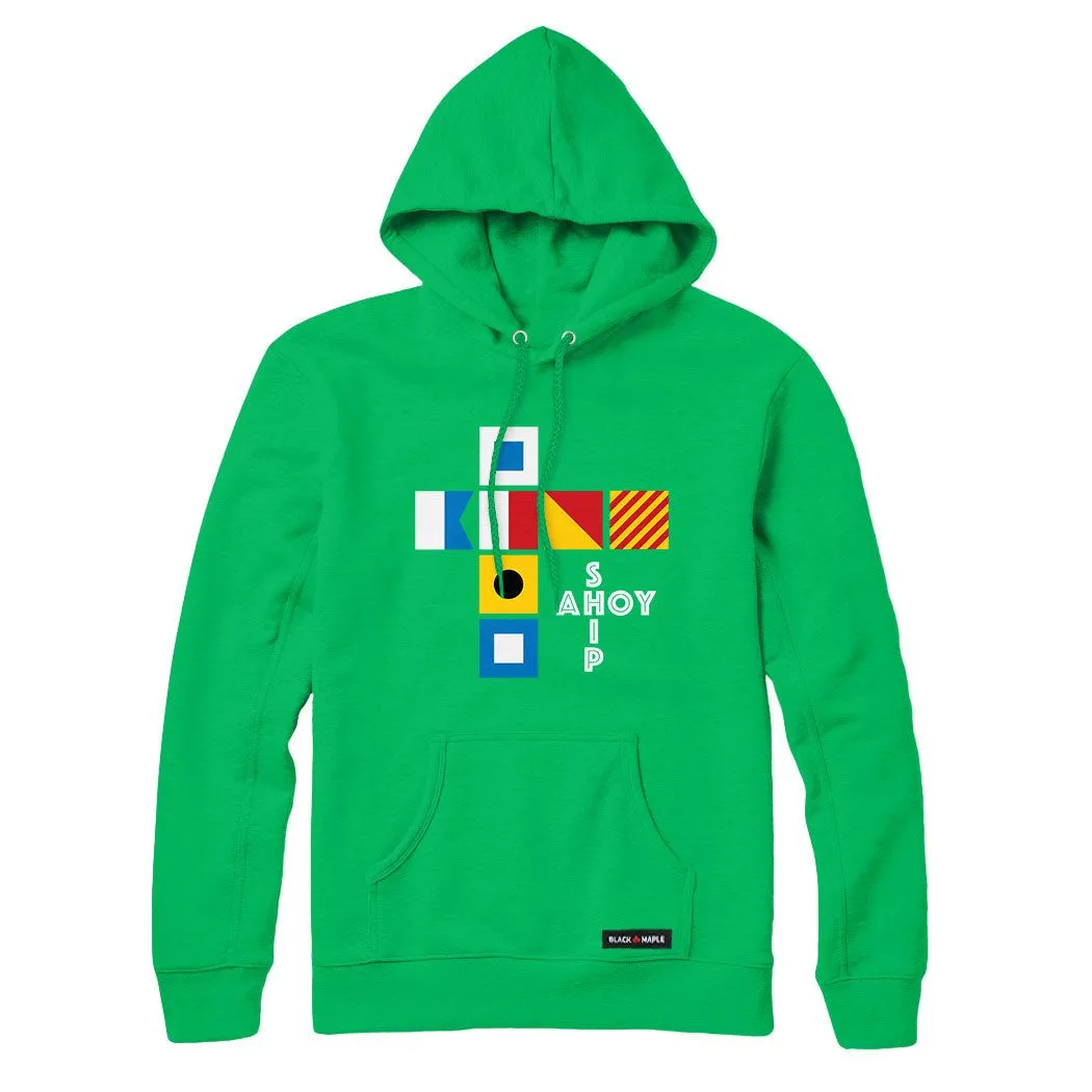 Ship Ahoy Signal Flags Sweatshirt or Hoodie sold by Black Maple Trading product image thumbnail 4