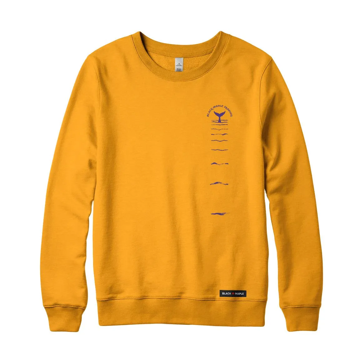 Whale Lobtailing Reflection Crewneck Sweatshirt sold by Black Maple Trading